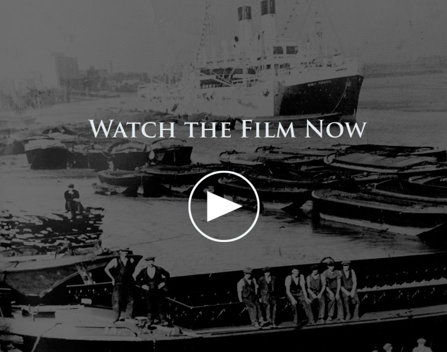 Thames barges and liner