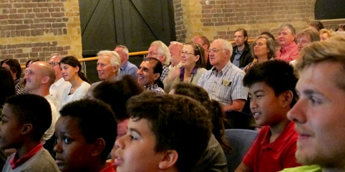 audience at the launch