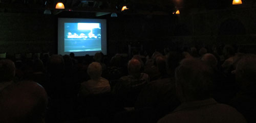 the film being shown 